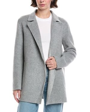 Theory Sileena Wool Coat - Grey