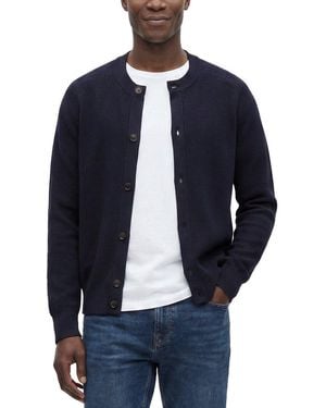 Todd Synder X Champion Merino Wool Crewneck Cardigan - Blue