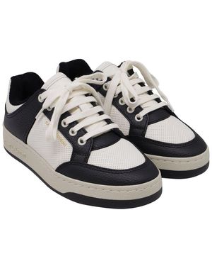 Saint Laurent Leather Sl/61 Low-top Sneaker (authentic Pre-loved) - Black