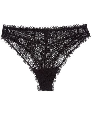 Else Peony Thong - Black