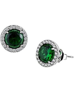Alamode Jewelry Stainless Steel Earring - Green