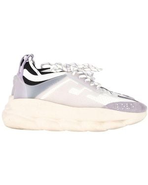 Versace Leather Chain Reaction Sneaker (authentic Pre-loved) - White