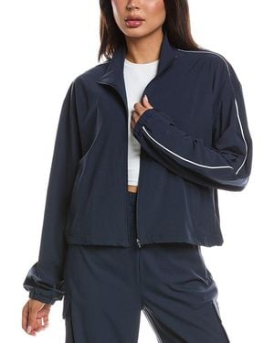 Beyond Yoga Track Jacket - Blue