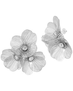 Sphera Milano Plated Cz Earrings - White