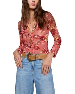 L'Agence Indiana Knit Tops - Red