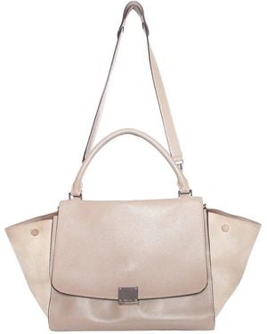Celine Trapeze Bag (Authentic Pre-Loved) - Natural