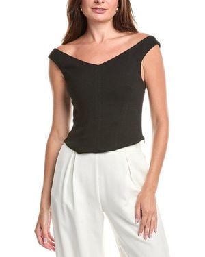 Jonathan Simkhai Emri Off-The-Shoulder Top - Black
