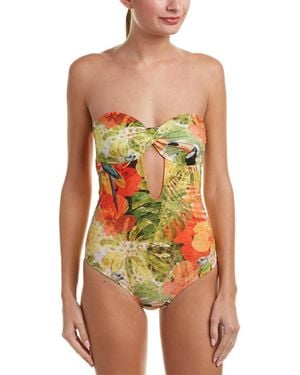 Saha Wrap Bandeau One-Piece - Orange