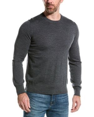 Brooks Brothers Merino Wool Crewneck Jumper - Grey