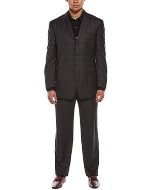 Canali 2Pc Wool Suit - Black