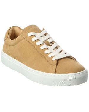 Reiss Finley Nubuck Trainer - Metallic