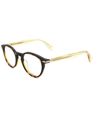 Rag & Bone 48Mm Optical Frames - Metallic