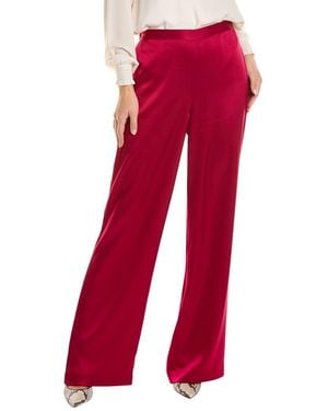 St. John Liquid Satin Pant - Red