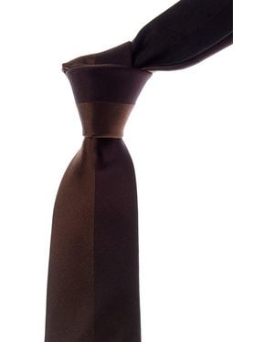Canali Ombre Silk Tie - Purple
