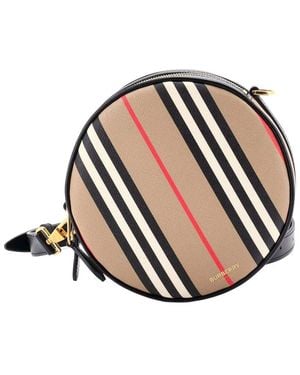 Burberry Louise Round Bag Icon Stripe E- (Authentic Pre-Loved) - Multicolour
