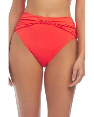 Bleu Rod Beattie Ring Master High Waisted Swim Bottom - Pink