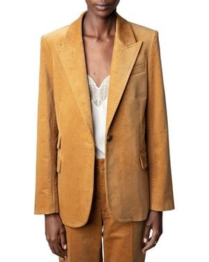 Zadig & Voltaire Venus Blazer - Natural
