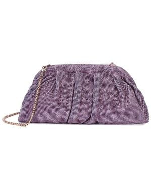 Tiffany & Fred Paris Crystal-Embellished Evening Crossbody - Purple