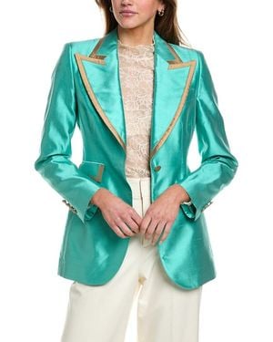 Dolce & Gabbana Silk Jacket - Green