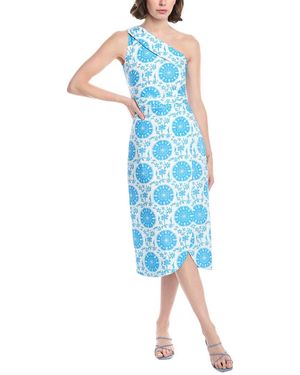 Hermoza Charlotte Midi Dress - Blue