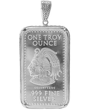 Samuel B. Silver Pendant - Grey