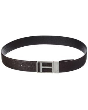 Tom Ford Reversible Leather Belt - Black