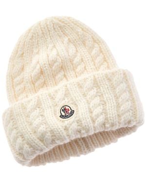 Moncler Alpaca & Wool-Blend Hat - Natural