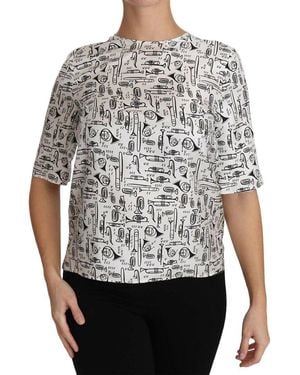 Dolce & Gabbana Silk Blouse - Grey