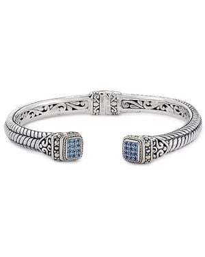 Samuel B. 18K 0.43 Ct. Tw. Topaz Bracelet - White