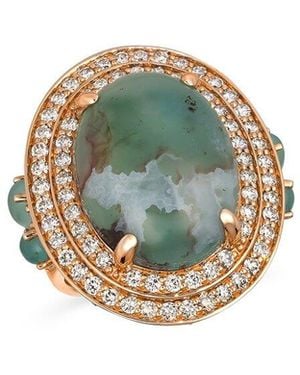 Le Vian Le Vian 14k Rose Gold 16.38 Ct. Tw. Diamond & Aquaprase Candy Ring - Gray