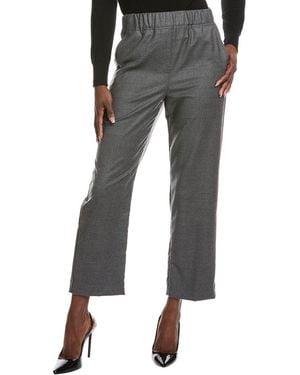 Weekend by Maxmara Hateley Wool Trouser - Gray