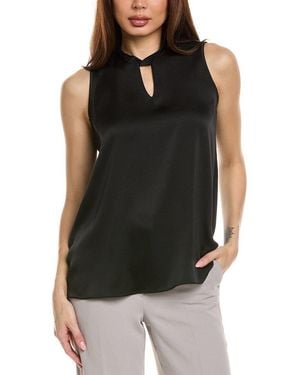 Joseph Ribkoff Twisted Mock Blouse - Black