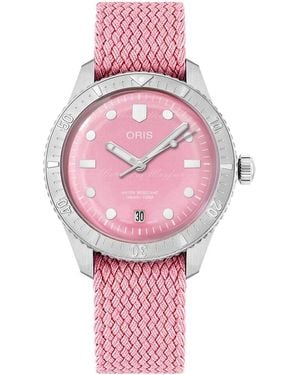Oris Divers Watch - Pink
