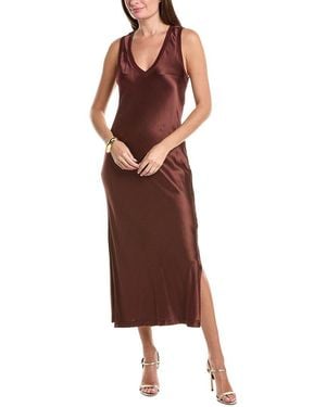 Michael Stars Randi Midi Dress - Brown