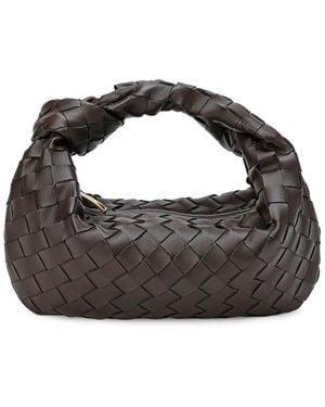 Tiffany & Fred Paris Woven Knot Leather Satchel - Black