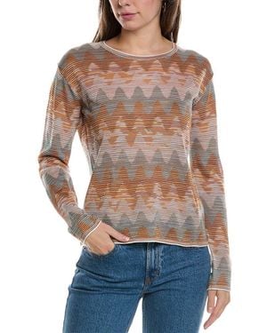 Missoni Missoni Wool-Blend Top - Orange