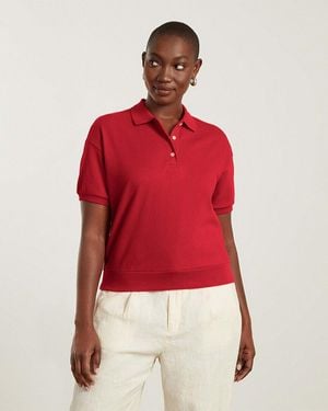 Everlane The Oversized Polo - Red