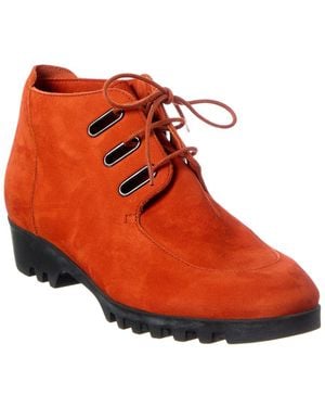 Arche Jimila Leather Bootie - Orange