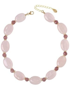 Rachel Reinhardt Jewelry Quartz Necklace - Natural