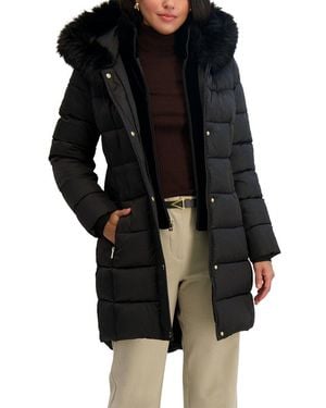 Tahari Dana Puffer Jacket - Black