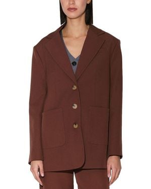 Walter Baker Jagger Oversized Fit Blazer - Red