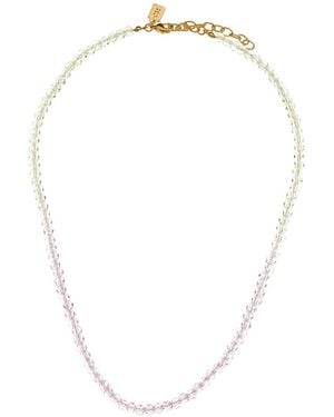 Crystal Haze Jewelry 18K Plated Colourful Necklace - White