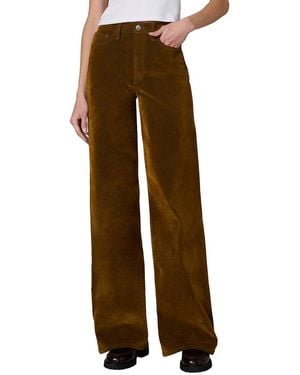 Joe's Jeans Jeans The Mia Bronze Wide Leg Flocked Jean - Brown