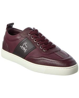 Christian Louboutin Retero Leather Sneaker - Purple