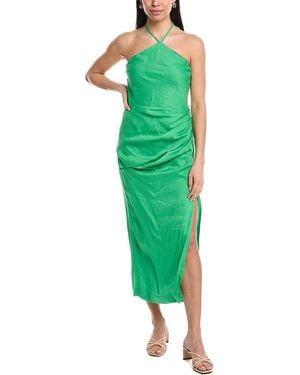 Jonathan Simkhai Hansel Linen Gown - Green