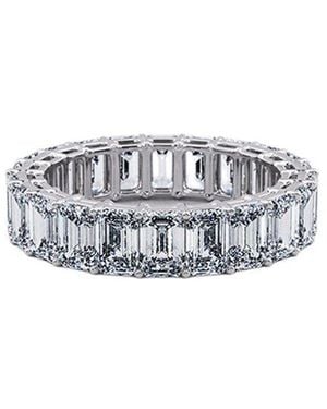 Lab Grown Diamonds 14K 5.30 Ct. Tw. Lab-Grown Diamond Eternity Ring - White