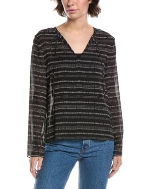 Theory Silk Top - Black