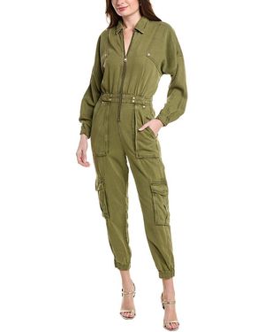 AllSaints Frieda Denim Jumpsuit - Green