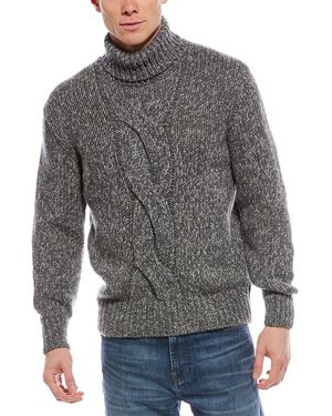 Brunello Cucinelli Cashmere Turtleneck Jumper - Grey