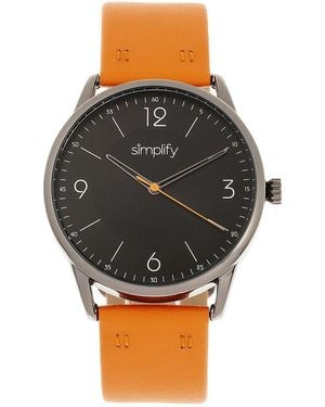 Simplify Unisex The 6300 Watch - Gray